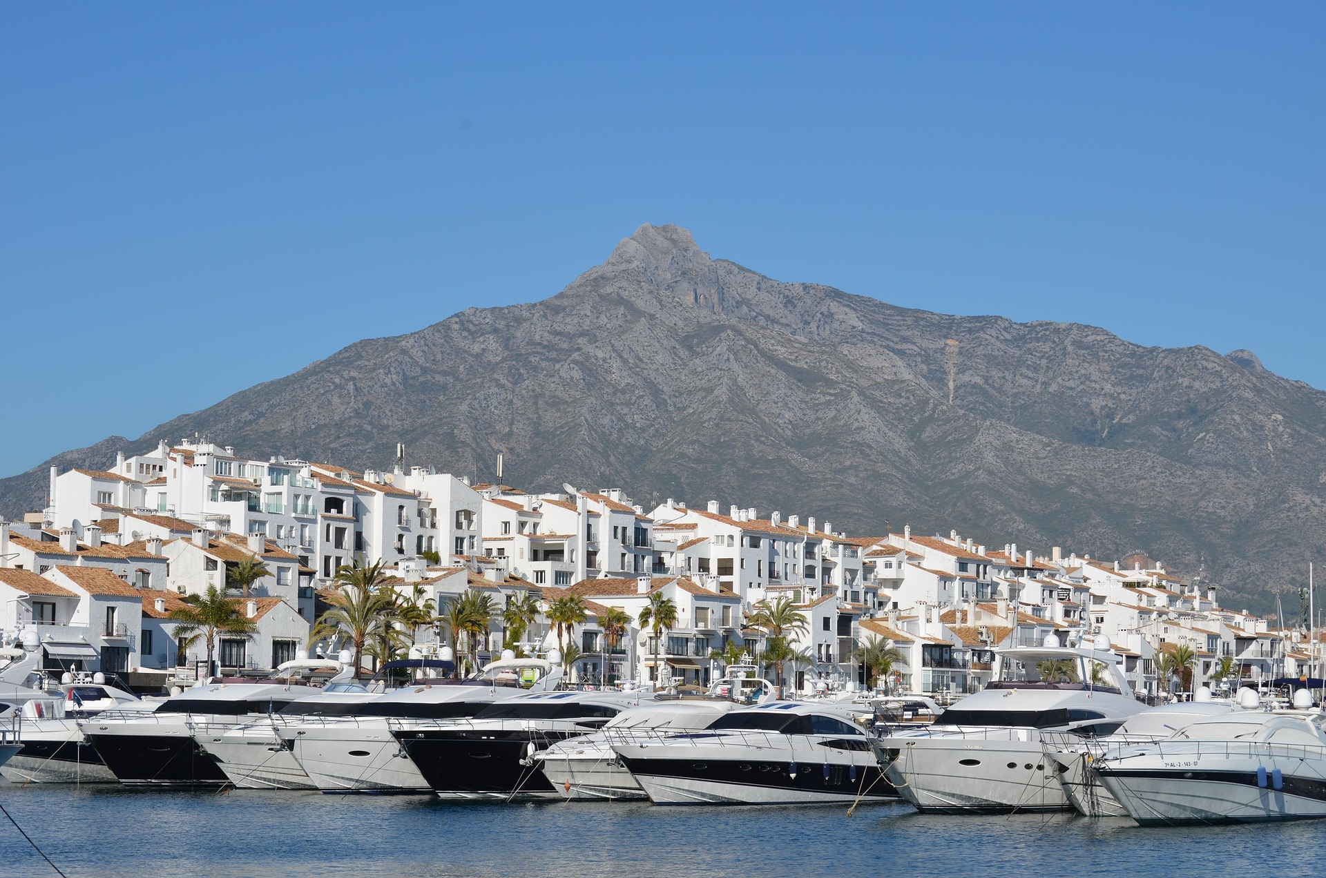 Puerto Banus in Marbella is popular for families of all ages
