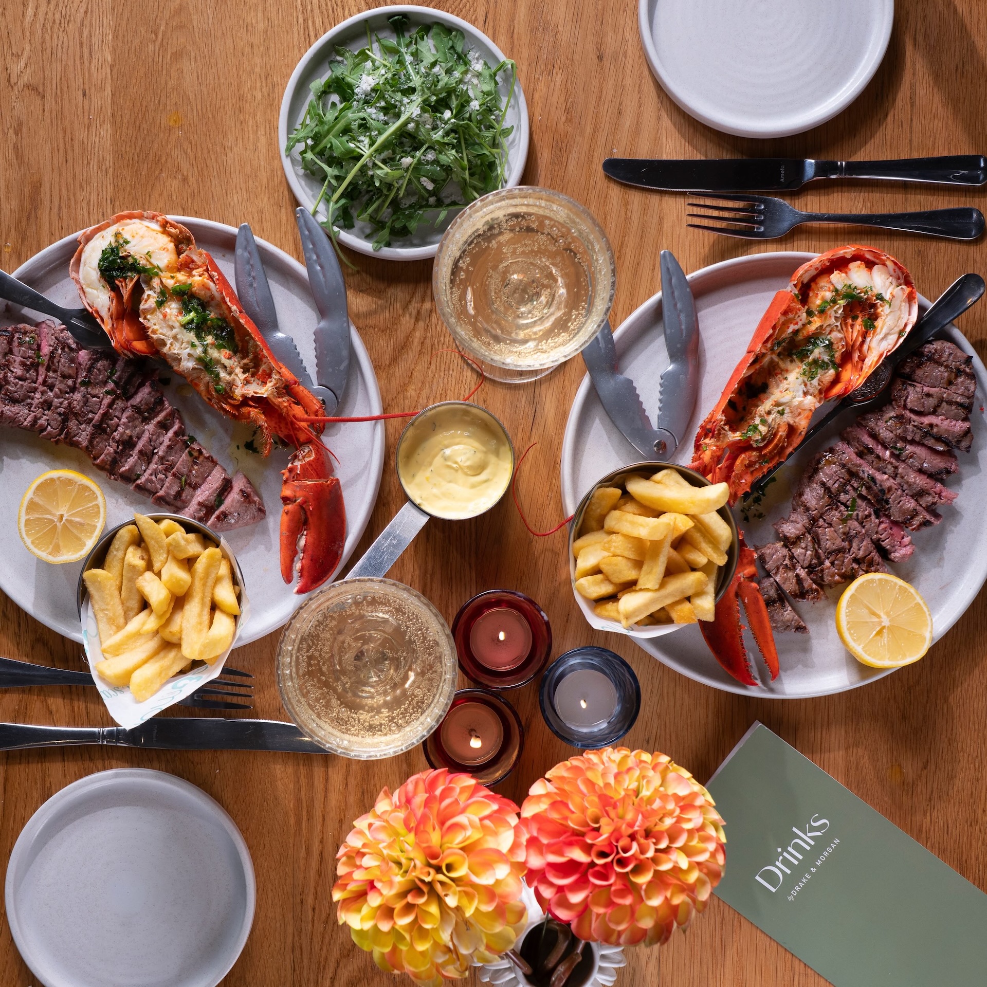 Reef, Beef & Bubbles at Drake & Morgan this January