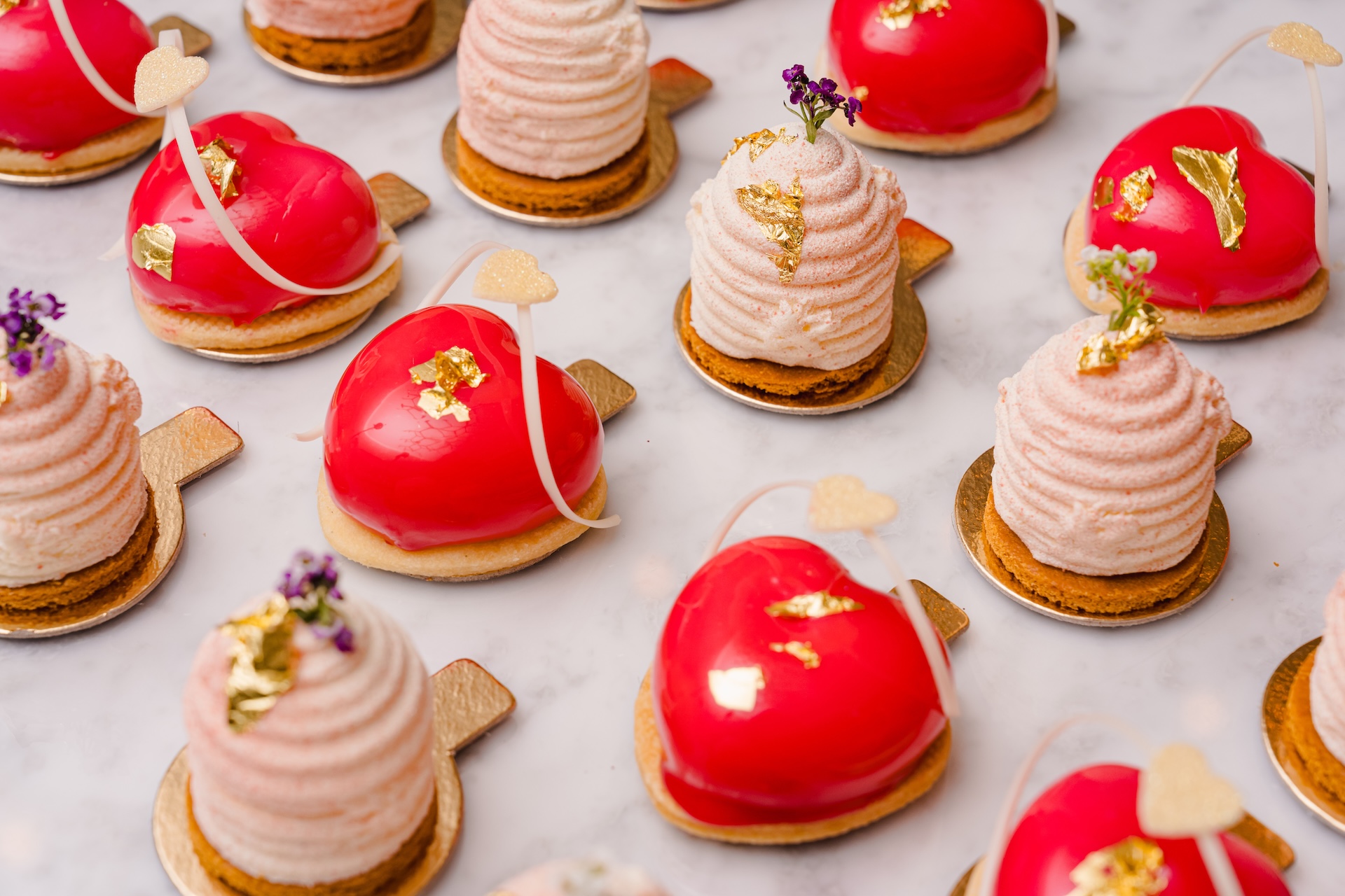 A blooming British Valentine's Afternoon Tea at The Royal Lancaster