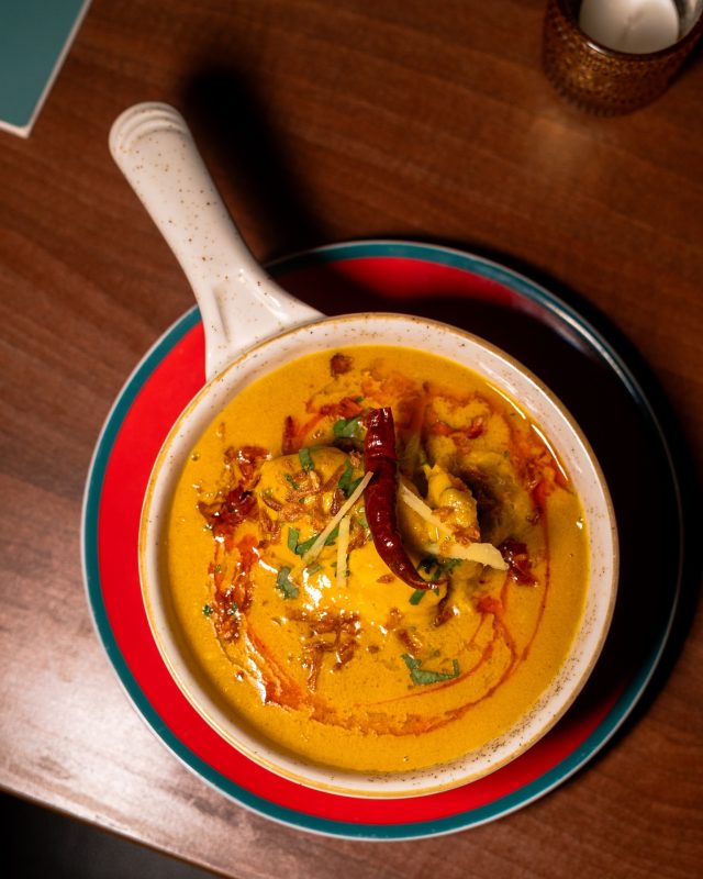 Prawn Moilee, a dish which traces its roots to Kerala on India’s southwestern coast