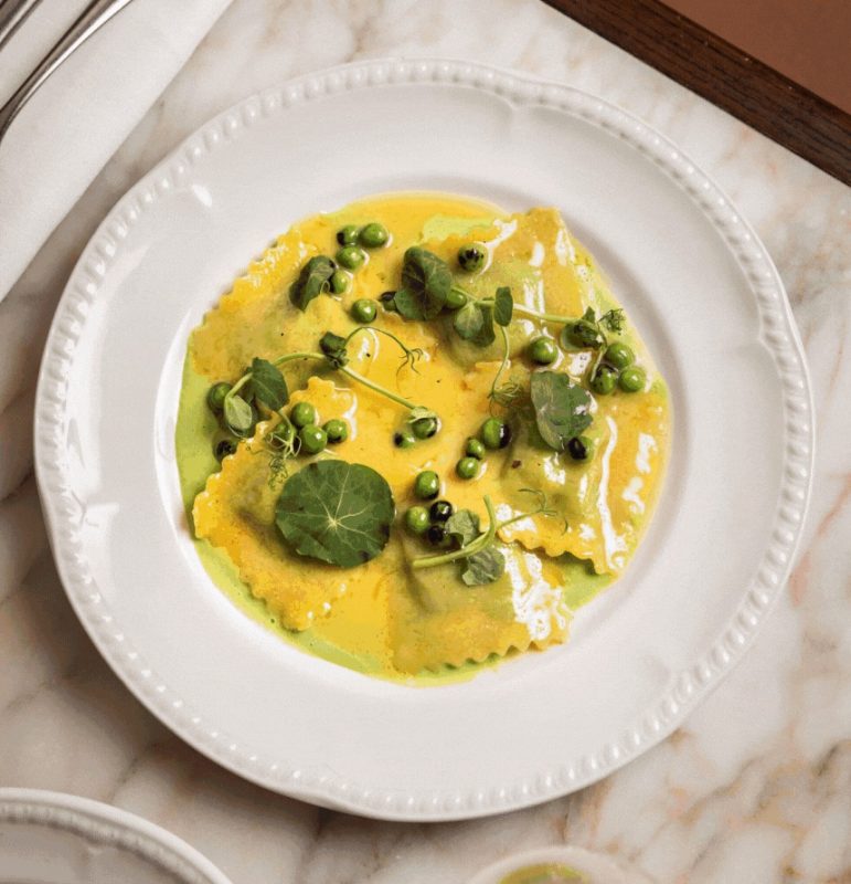 Ravioli - one of the dishes on offer at Nessa as part of their new express lunch menu