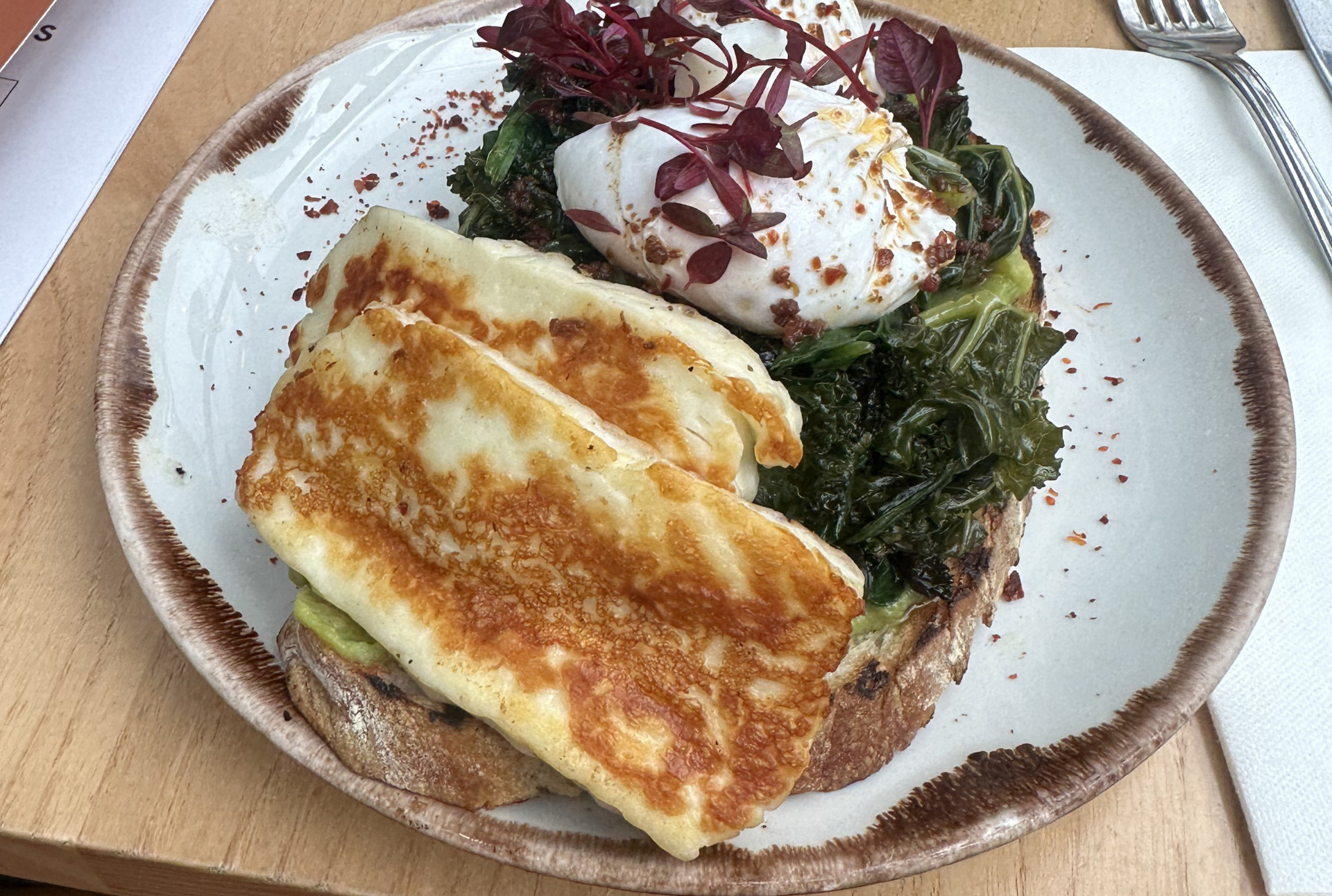 Look at that halloumi! Brunch vibes at Brother Marcus