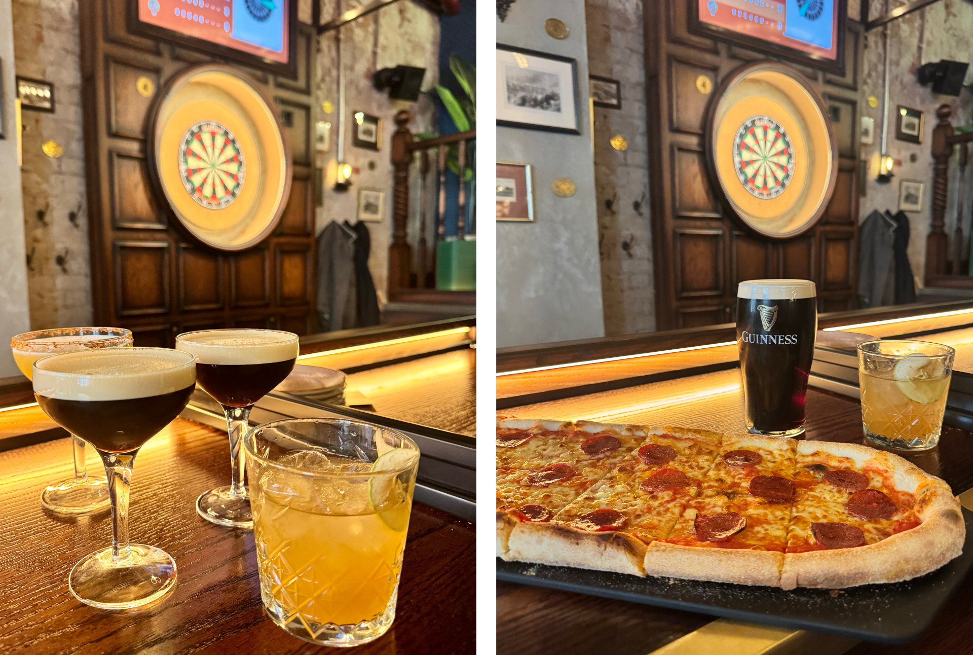 Hit the call button and your food and drinks order will be taken by one of the team