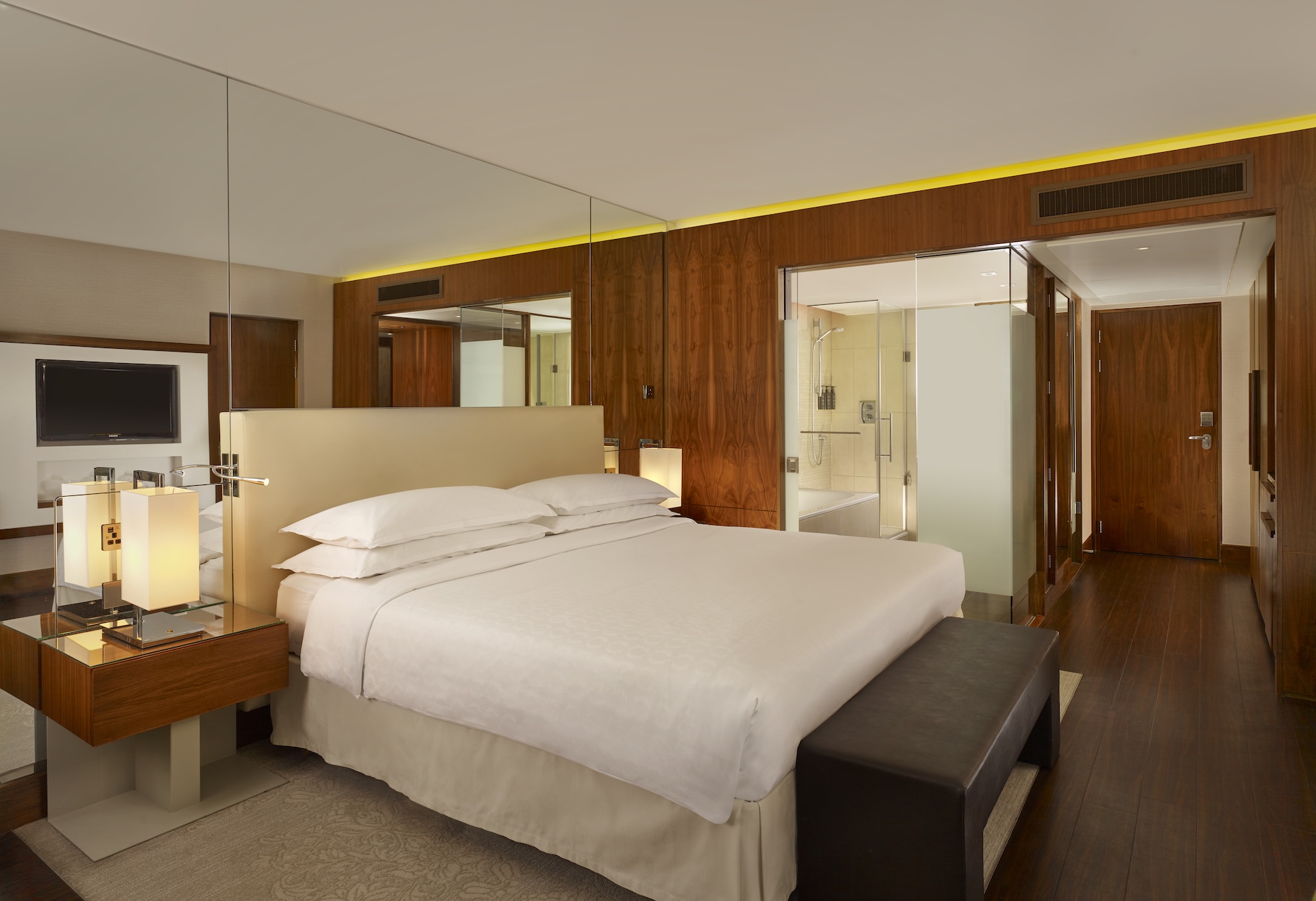 Many of the spacious rooms boast views of Edinburgh Castle (Photo credit: Matthew Shaw)