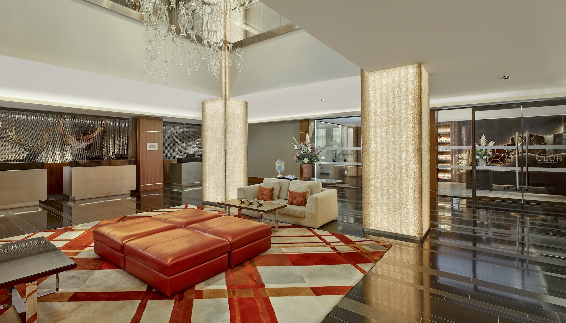 The stunning lobby (Photo Credit: Matthew Shaw)