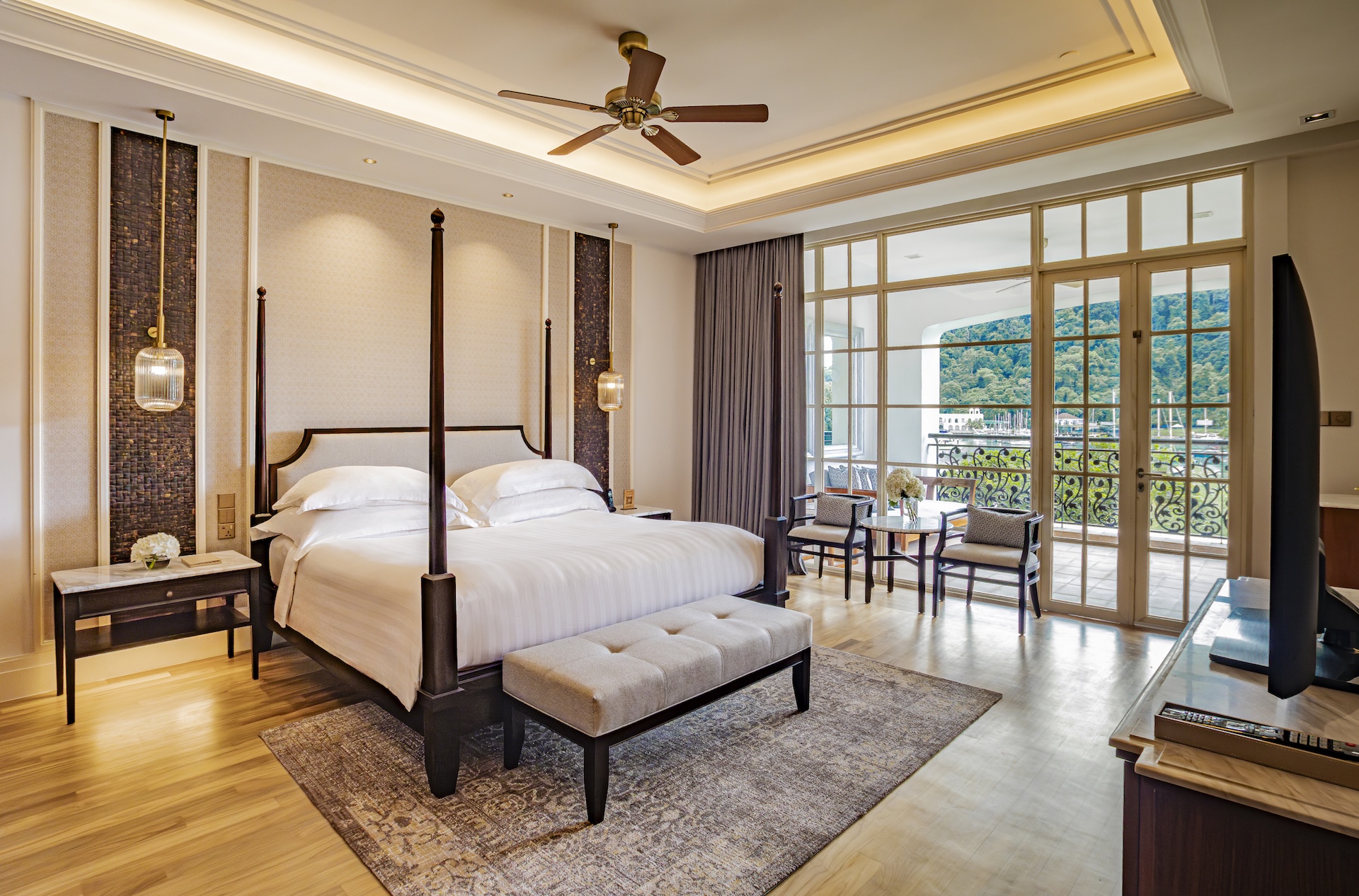 Open yet intimate rooms at The Danna