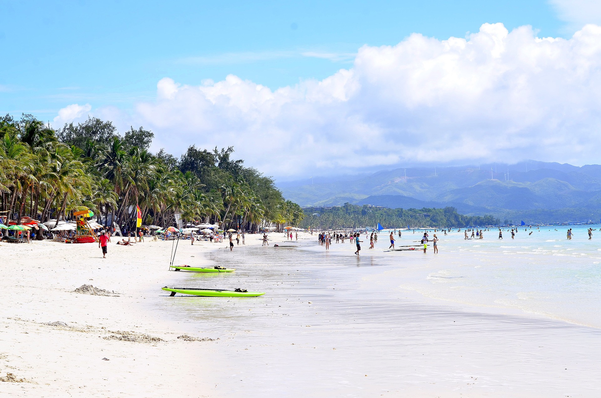 Boracay is a party paradise with its powder white sand