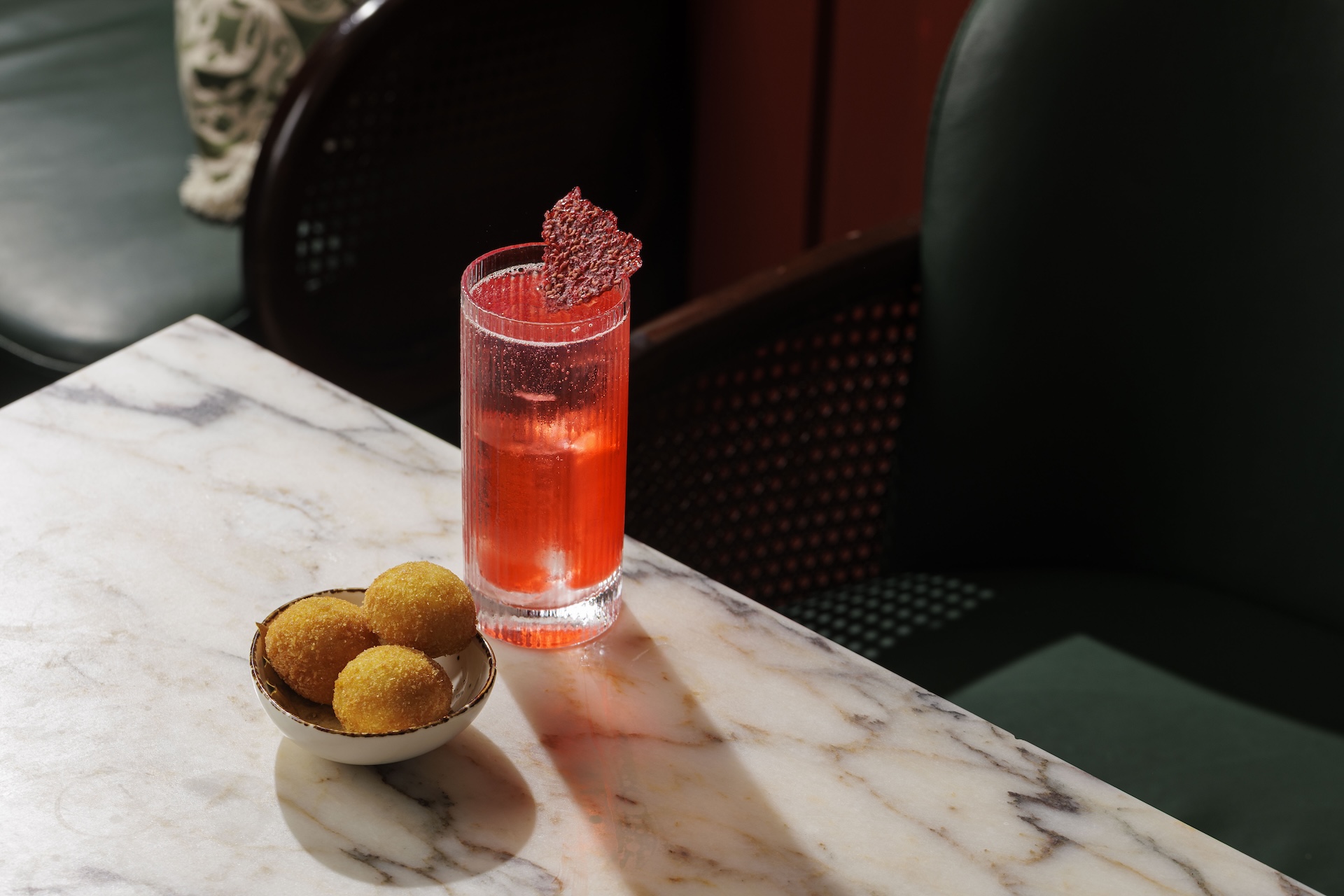 Order one of TOZI’s Venetian-inspired cocktails and enjoy complimentary croquettes! 