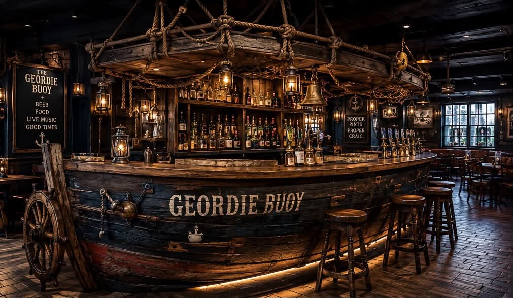 What the Geordie Buoy will look like when it's open in North Shields