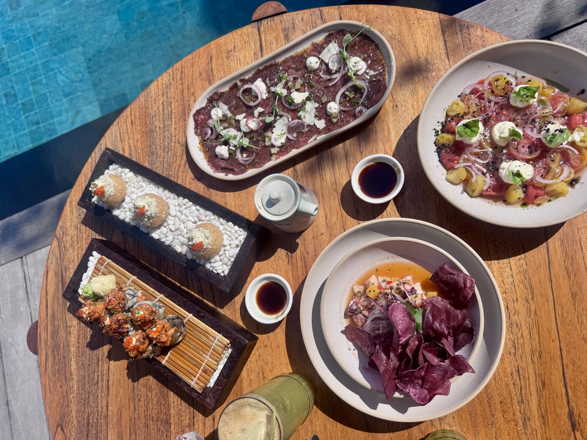 Order via the app and have your lunch delivered to your suite to eat poolside!