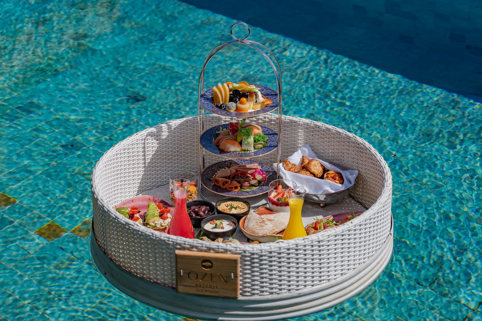 Floating breakfasts are a must while you're at Ozen Reserve Bolifushi - just one of the curated experiences available