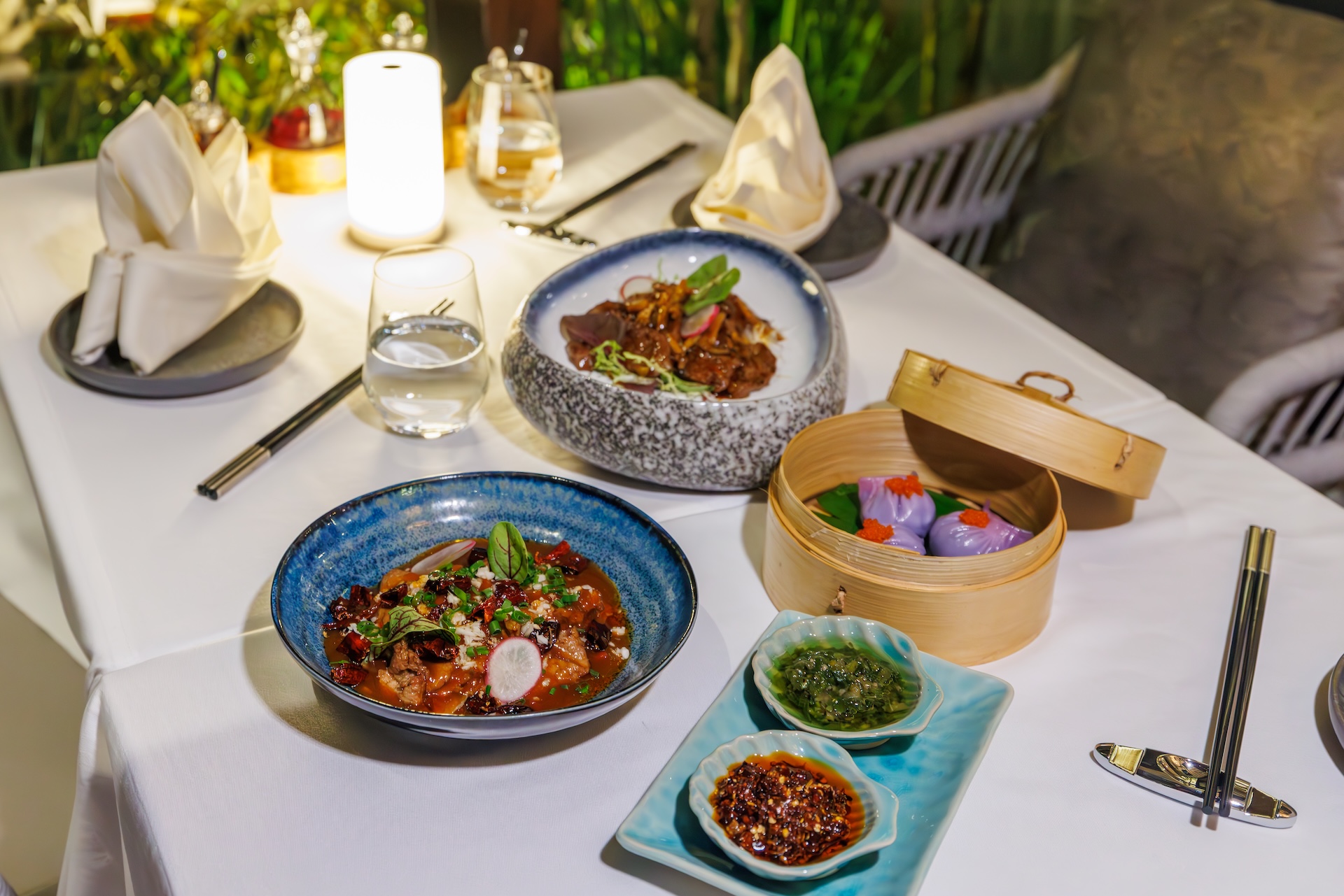 Expect next level dining at any one of Bolifushi's all inclusive restaurants (Soyi - pictured)