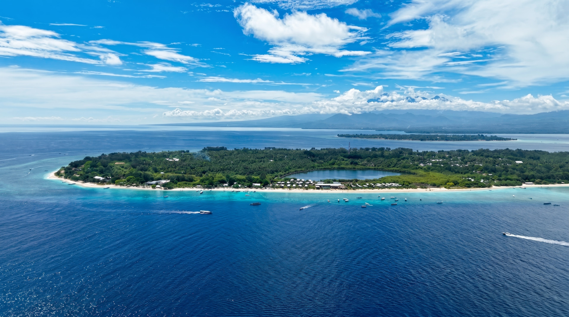The Indonesian island of Gili Meno and home to BASK